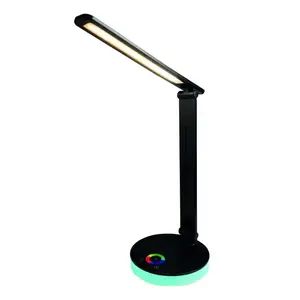 STOLNÍ LAMPA DRACO BLACK CCT 5W RGB LB1 obraz