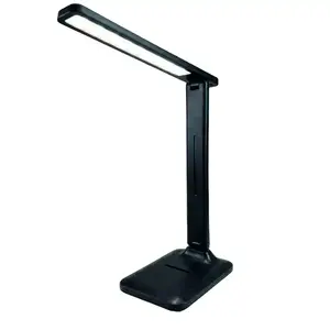 STOLNÍ LAMPA VELA BLACK CCT 7W DIM USB LB1 obraz