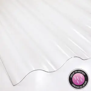 Vlnitá deska PC 2000 x 900 x 0, 7 mm čirá obraz