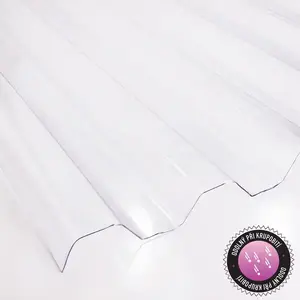 Trapézová deska PC 2000 x 900 x 0, 7 mm čirá obraz