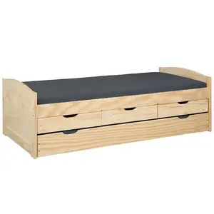 Postel 30500245 Marinella 90x200 + zásuvka přírodní obraz