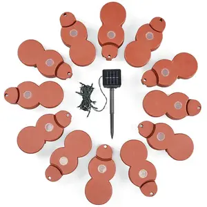 Zahradní obrubník HD7095-2T terakota + LED obraz