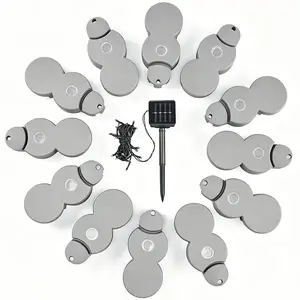 Zahradní obrubník HD7095-2GY šedý + LED obraz