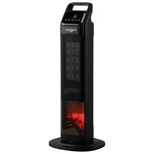 Sloupový ventilátor z efektem s efektem krbu RN-01-005 obraz