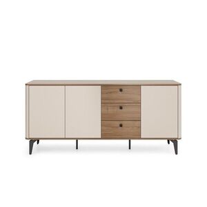 DOLMAR Komoda AURORA 5, ořech + cashmere 180x81, 2x40, 2 ořech + cashmere obraz