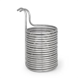 Klarstein Chiller 12, ponorný chladič, Ø 21.5 cm, 18 závitů, nerezová ocel 304 obraz