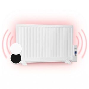 OneConcept Wallander, olejový radiátor, 800 W, termostat, olejové vyhřívání, plochý design, bílý obraz