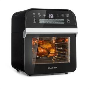 Klarstein AeroVital Cube, horkovzdušná fritéza, 1600 W, 12 l, časovač, 16 programů, černá obraz