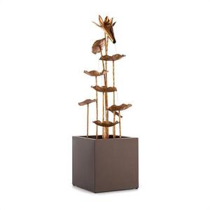 Blumfeldt Golden Orchid zahradní fontána čerpadlo 5W IPX8 pro vnitřní i venkovní použití mosazný vzhled obraz