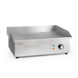 Klarstein Grillmeile 3000GR, elektrický gril, 3000 W, 54, 5 x 35 cm, hladký/žebrovaný obraz