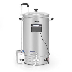 Klarstein Brauheld Pro, sladový kotel, 45 l, 2500 W, 30-100 °C, oběhové čerpadlo, nerezová ocel obraz