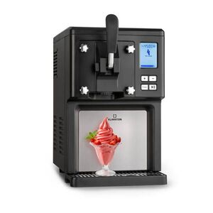 Klarstein Sweet Sundae zmrzlinovač s kompresorem 1, 5 l nerezová ocel černý obraz