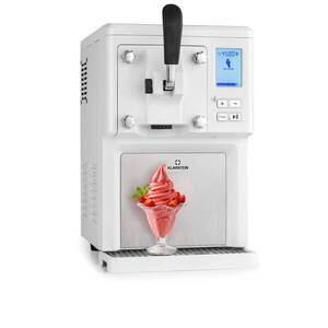 Klarstein Sweet Sundae zmrzlinovač kompresor 1, 5 l nerezová ocel bílý obraz