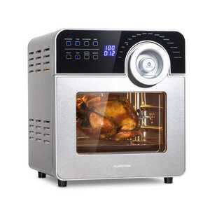 Klarstein AeroVital Cube Chef, horkovzdušná fritéza, 1700 W, 14 l, 16 programů, horní a dolní ohřev obraz