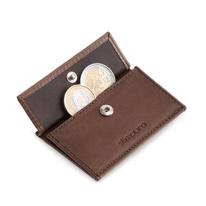 Slimpuro Coin Pocket s ochrannou kartou RFID pro tenké peněženky ZNAP Slim Wallets 8 a 12, spínací knoflík obraz