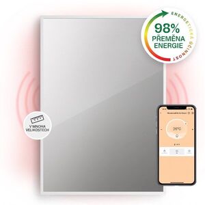 Klarstein La Palma 700, infračervený ohřívač 2 v 1, smart, 85 x 60 cm, 750 W, zrcadlová přední strana obraz