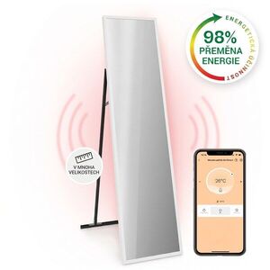 Klarstein La Palma 900, infračervený ohřívač 2 v 1, smart, 40 x 160 cm, 900 W, zrcadlová přední strana obraz