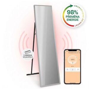 Klarstein La Palma 900, infračervený ohřívač 2 v 1, smart, 40 x 160 cm, 900 W, zrcadlová přední strana obraz
