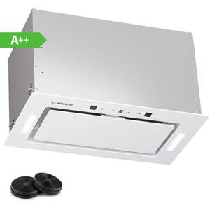 Klarstein Hektor Eco, digestoř, 52 cm, 446 m³/h, dotykové ovládání, sklo obraz
