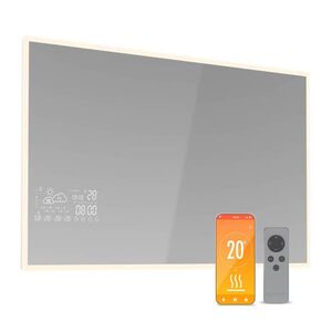 Blumfeldt Infračervený ohřívač, Smart Mirror, Infračervené záření, 500 W, IP43 obraz