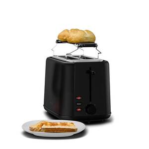 Klarstein Velaire toustovač | 2 štěrbiny | 800 W | 7 stupňů opékání | držák na housky obraz