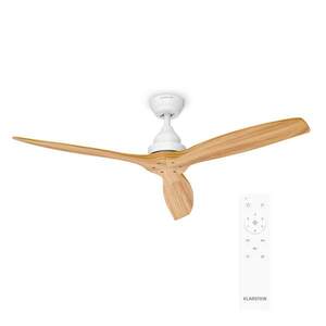 Klarstein Stropní ventilátor Santa Elena | 132 cm | 35 W | 25 m² | Tichý provoz | Dřevo obraz