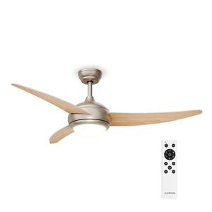 Klarstein El Paso stropní ventilátor se světlem | 132 cm | 35 W | Tichý provoz | Dřevo obraz