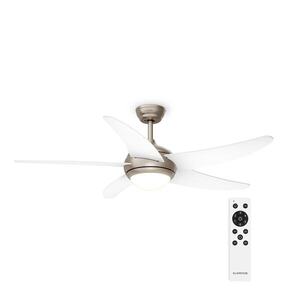 Klarstein Stropní ventilátor Bolero s osvětlením | 132 cm | 35 W | Tichý provoz | Dřevo obraz