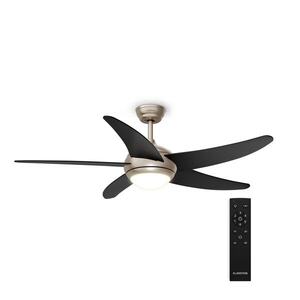 Klarstein Stropní ventilátor Bolero s osvětlením | 132 cm | 35 W | Tichý provoz | Dřevo obraz