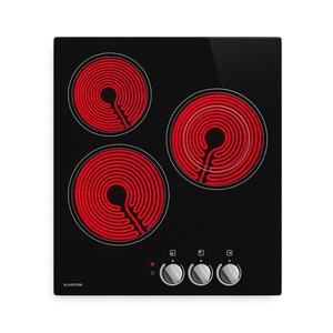 Klarstein EasyCook sklokeramická varná deska | 3 varné zóny | 4700 W | 11 výkonových stupňů | 45 cm obraz