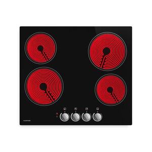 Klarstein EasyCook sklokeramická varná deska | 4 varné zóny | 6000 W | 11 výkonových stupňů | 60 cm obraz