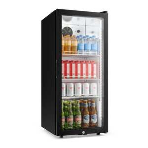 Klarstein GrandCooler Gastro nápojová chladnička | 106 x 46 cm | LED vnitřní osvětlení | Černá obraz