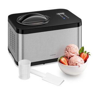 Klarstein VeroSteel zmrzlinovač s kompresorem | 1, 5 l | 150 W | 4 programy | dotykové ovládání obraz