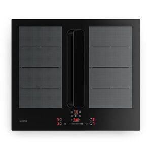 Klarstein Indukční varná deska ChefFusion s digestoří | 4 varné zóny | 7200 W | 504, 3 m³/h | 60 cm obraz