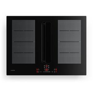 Klarstein Indukční varná deska ChefFusion s digestoří | 4 varné zóny | 7200 W | 504, 3 m³/h | 70 cm obraz
