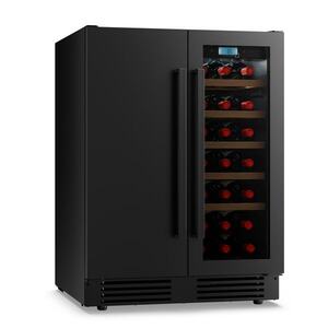Klarstein Podpultová chladnička na víno Velaire se 2 zónami | 126 l | 21 lahví | UV ochrana | 60 cm obraz