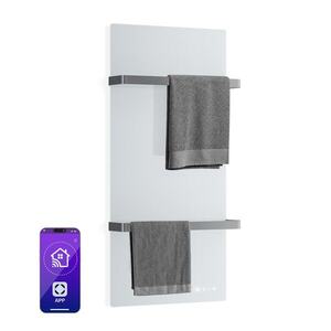 Klarstein Infračervený panel HotSpot Crystal Smart | 800 W | 12 m² | Dotykové ovládání a hlasový asistent obraz