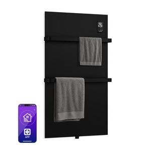 Klarstein Infračervený panel BathRadiant Smart | 600 W | 10 m² | Dotykové ovládání a hlasový asistent obraz