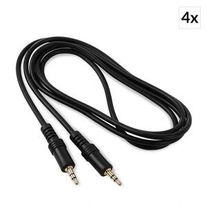 FrontStage 4x 3, 5mm jack kabel, stereo, 1, 5m obraz