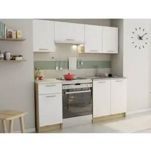 Kuchyňský blok Irma, dub artisan/bílá obraz