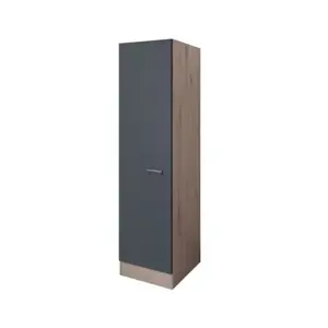 Vysoká kuchyňská skříň Tiago GE50, dub san remo/šedá, šířka 50 cm obraz