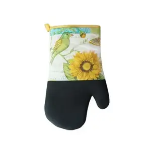Kuchyňská rukavice 31 cm, neoprén, slunečnice obraz