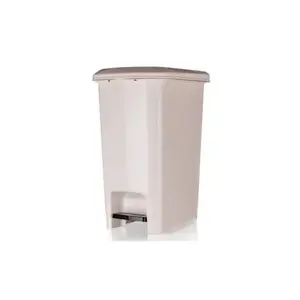 Odpadkový koš Step 15 l, krémový obraz