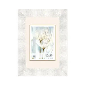 Fotorámeček Glamour 20x30 cm, bílý obraz