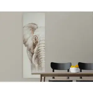 Ručně malovaný obraz Slon 40x120 cm obraz