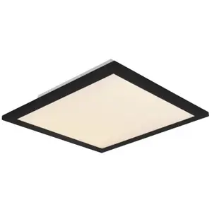 Stropní LED osvětlení Alpha 29x29 cm, černé obraz