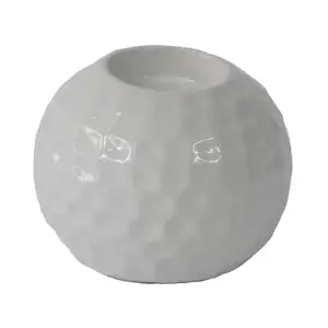 Svícen 10, 5 cm, lesklý bílý obraz
