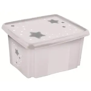 Úložný box Hvězdy 15 l, šedý obraz