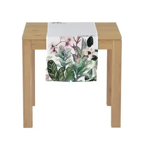 Běhoun na stůl 40x150 cm, orchidej s listy obraz