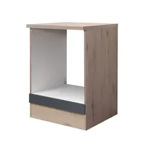 Kuchyňská skříňka pro vestavnou troubu Tiago, dub san remo/šedá, 60 cm obraz